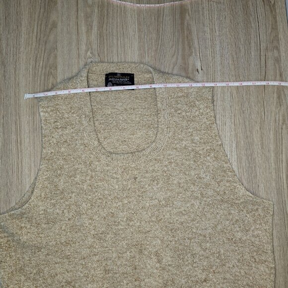 Vintage Puritan Aquaknit - 100% Two Ply Lambs Wool Sweater Vest - XL - Picture 8 of 11